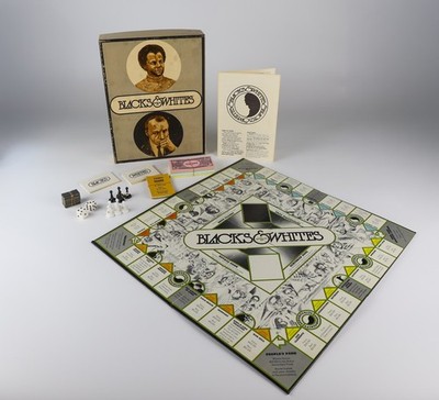 Vintage Blacks and Whites Board Game. 1970 Psychology Today - Educational