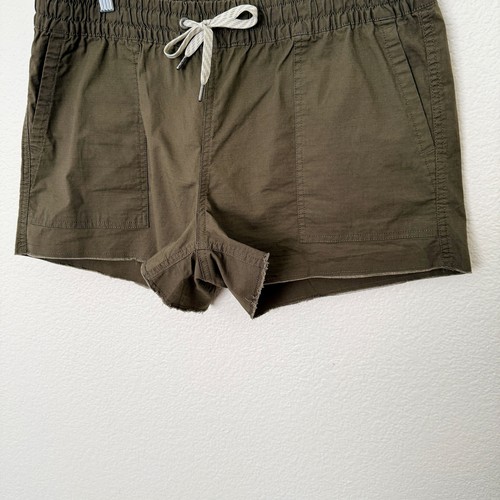 Vuori Size Medium M Dark Oregano Green Duraterra Vintage Ripstop Shorts Raw Hem - Picture 8 of 11