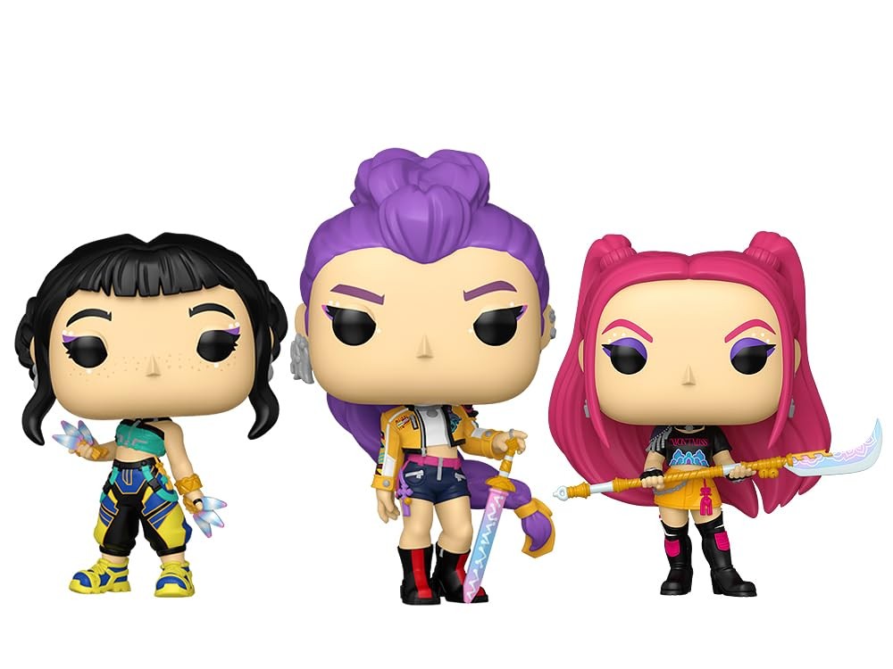 Funko Pop! Kpop Demon Hunters - Set of 3 Huntr/x - Rumi, Mira and Zoey Vinyl