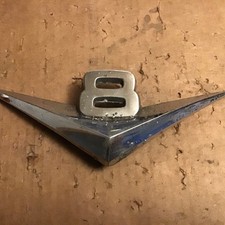 1955 Ford Pickup V8 Grille Emblem Oem 1955 Ford Pickup V8 Grille Emblem Oem