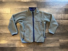 Patagonia Men’s Retro-X Pile Vintage Jacket L, Green And Purple, Made In USA