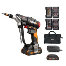 Cordless Drill Driver 20V 445 in lb Brushless 2-in-1 85 Bits WORX WX177L Power