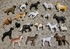 Lot of 20 Safari Ltd. Small Toy Animals Dogs Sheep Cat Horse More