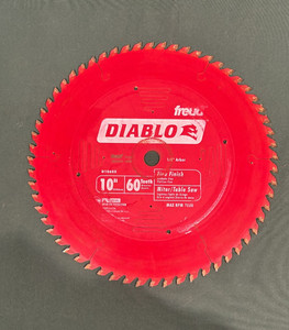 Diablo D1060X 10" x 60-Tooth Fine Finish Circular Saw Blade 5/8"