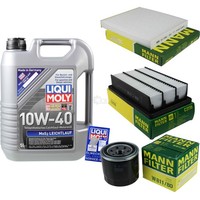 Inspektionskit Filter Liqui Moly ÖL 5L 10W-40 FüR Hyundai Santa Fé Ii Cm 2.7 V6