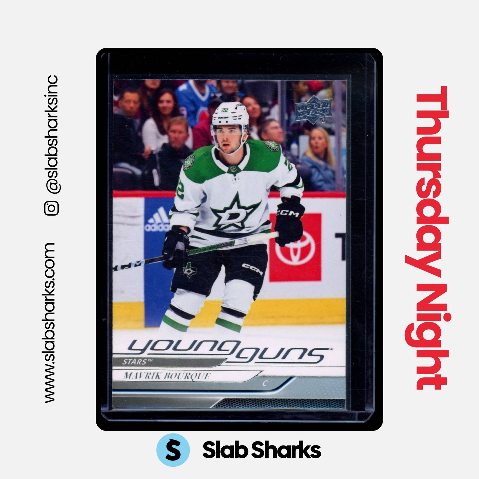 2024 UPPER DECK #215 MAVRIK BOURQUE YOUNG GUNS RC ROOKIE