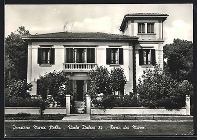 Forte dei Marmi, Pensione Maris Stella, Viale Italico 84, Ansichtskarte 