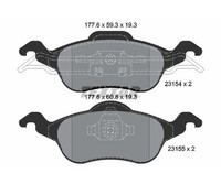 Textar Bremsbelagsatz FüR Ford Focus Mk 1 DAW DBW DNW BremsklöTze Bremse Hinten