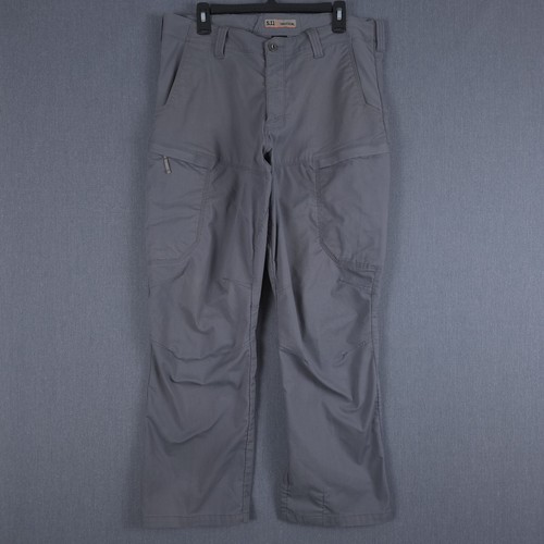 5.11 Tactical Apex Cargohose Herren 36x30 (passt 36x30) Storm Gray Straight Fit