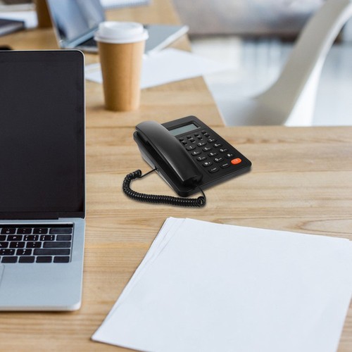 1 Set Schreibtischtelefon Wiederverwendbares Desktop-Telefon Büro Kommerzielles - Zdjęcie 10 z 12