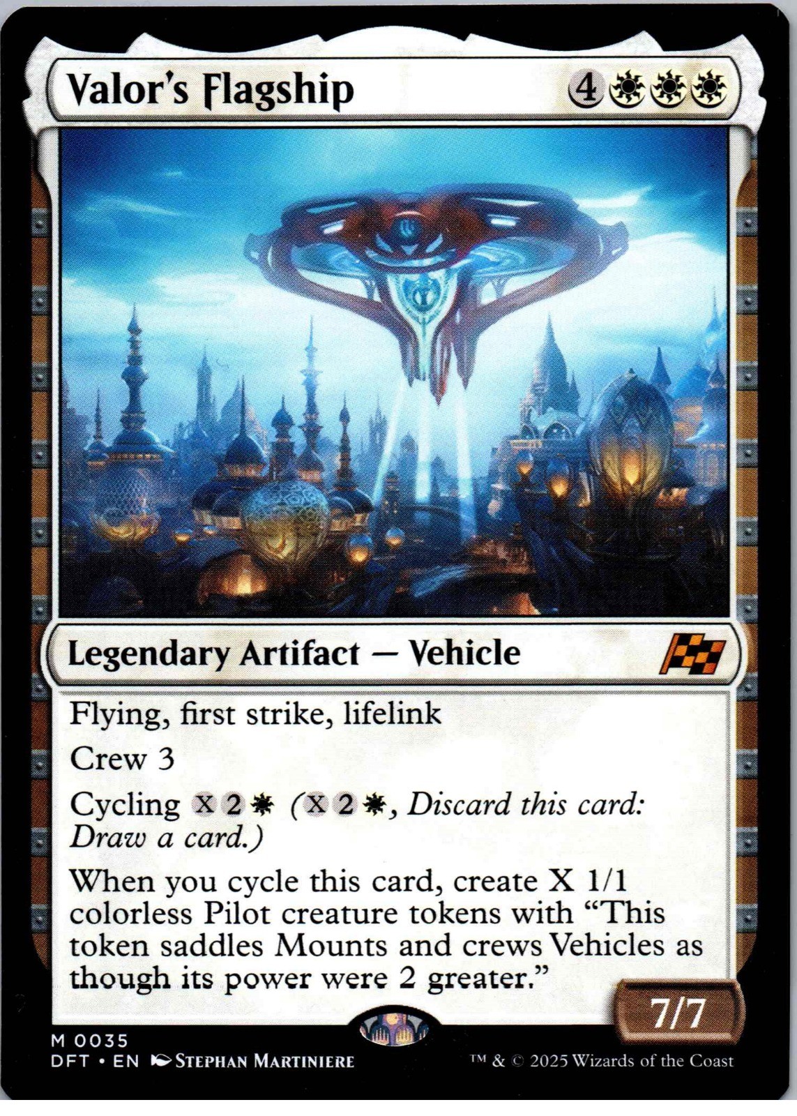 Valor's Flagship - M - Aetherdrift - 35 - NM -
