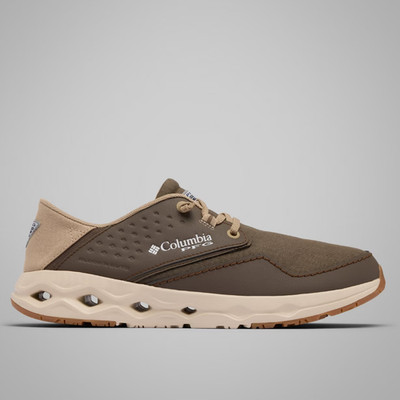 New w/ Columbia PFG Bahama X Relaxed Men's Fishing Shoes Mud Oxford Tan Slip-On