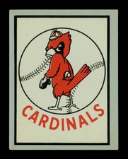 1961 Fleer Team Logo Decals Set-Break St. Louis Cardinals *GMCARDS*
