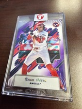 2025 Topps Pristine #198 Zach Neto Purple Refractor #93/99 Encased!