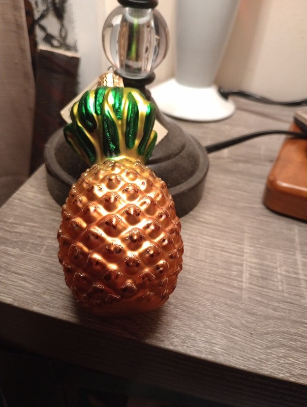Old World Christmas Pineapple Ornament