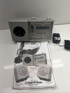 BIRD B GONE MMIB50 BIRD CHASE SUPER SONIC DETERRENT REPELLER Tested & Works