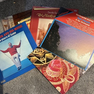 Ted Heath 5x12 Vinyl Record Albums Job Lot Bundle all in amazing condition