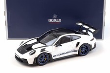 Norev 2022 Porsche 911 992 GT3 RS Weissach Package White w/ Indigo Wheels 1:18