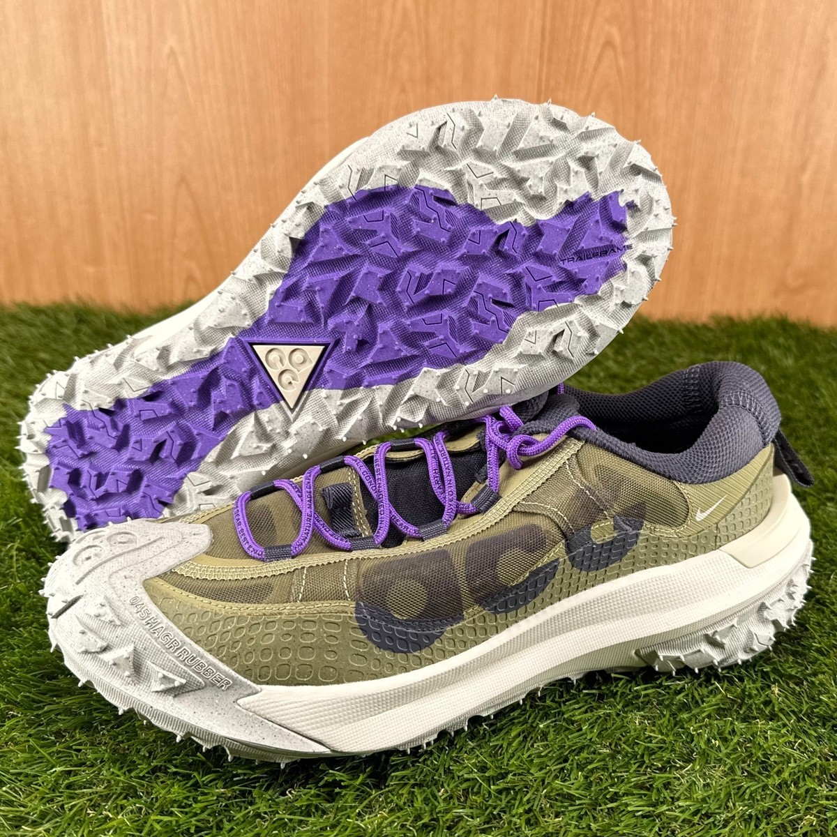 Nike ACG Mountain Fly 2 Low Olive Trail Shoes DV7903-200 Men's