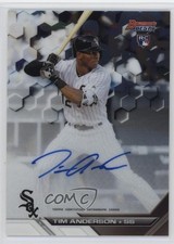 2016 Bowman's Best of 2016 Tim Anderson #B16-TA Rookie Auto RC 11ff