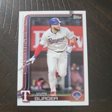 2025 Topps Update #US98 Jake Burger Texas Rangers