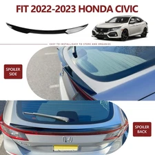 Spoiler Trunk Spoiler ABS Lip Spoiler Wing For 2022-2025 Honda Civic Hatchback