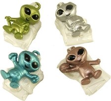 Alien parachute man boys party