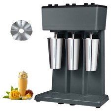 Uimoso Milkshake Maker Mixer Machine Triple Head Stainless Steel Drink Blender