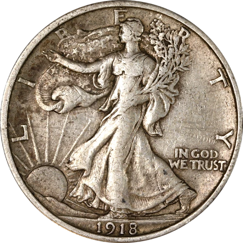 1918-P Walking Liberty Half