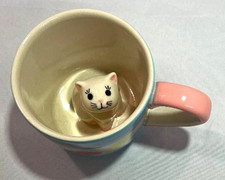 Cat Kitten Cup Peek a Boo Mug Small