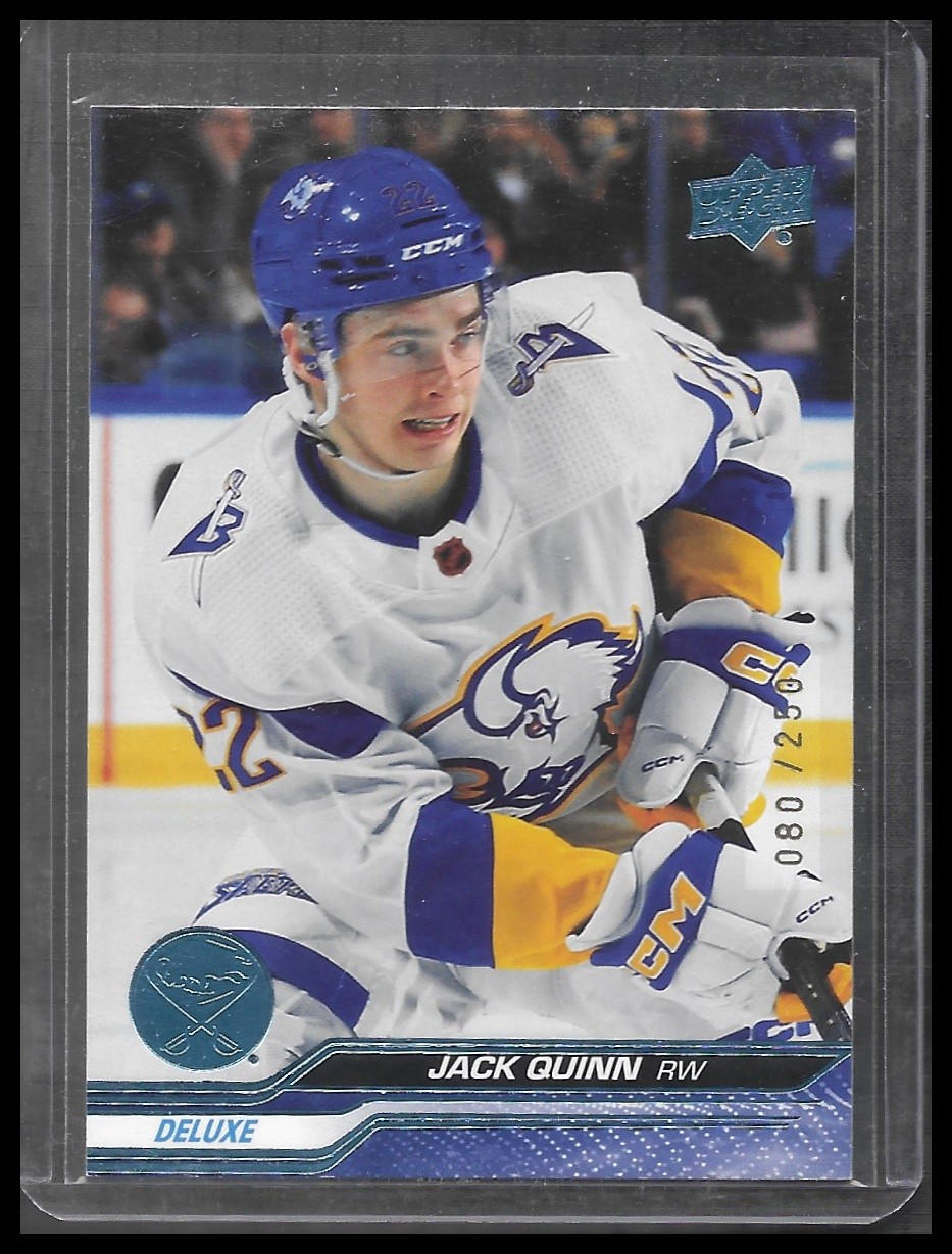 2023-24 Upper Deck #271 Jack Quinn Deluxe #/250