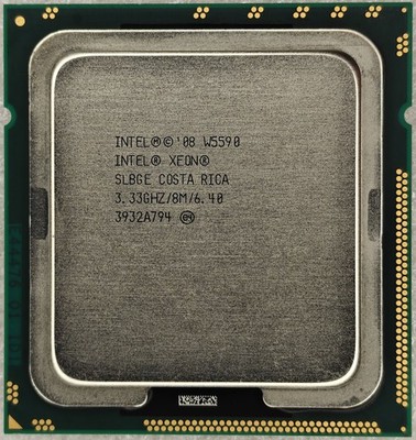 Intel Xeon W5590 3.33GHz 8MB 1333MHz Cache LGA1366 6.40GT/s SLBGE Processor