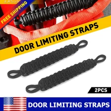 For 1976-2021 Jeep Wrangler Door Limiting Strap Door Stop Adjustable Replacement