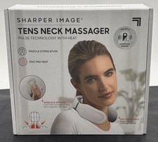        Sharper Image Tens Neck Massager Pulse Technology With Heat - NEW IN BOX