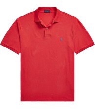 Polo Ralph Lauren Mens Big  Tall The Iconic Mesh Polo Shirt 2XLT Post Red - NWT