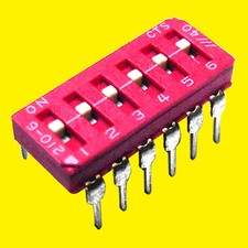  3 6-Section SPST DIP SWITCHES - made by CTS - UL  MIL-Std Rating USA SELLER 