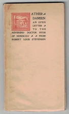 FATHER DAMIEN, Robert Lewis Stevenson,Limited Edi 1907 Thomas B. Mosher Press