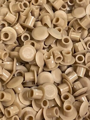SPL 5MM HOLE COVER CAPS LIGHT OAK BLANKING HOLE BUNG KITCHEN BEDROOM CABINET SHELF