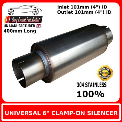 4 Inch / 101mm Stainless Steel Exhaust Tube - 0.5 Meter Length, 1.5mm Wall, T304 Grade 2 thumbnail image