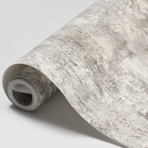 Distressed Stone Wallpaper Metallic Textured Concrete Cove Green Wall.Coverings. - Picture 46 of 47