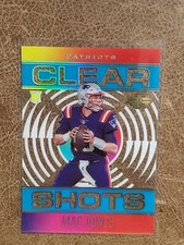 MAC JONES 2021 PANINI ILLUSIONS 55/299 BLUE CLEAR SHOTS ROOKIE PATRIOTS RC
