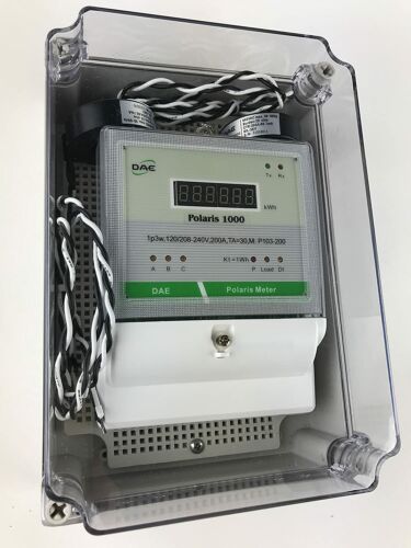 DAE P252-200D-S KIT,Demand,UL kWh meter,480v,3P3W(3 Hot,no N),200A,2 CTs,RS485 - Picture 4 of 5