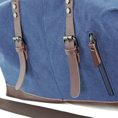Personalised Premium Canvas Holdall with shoulder strap - Picture 9 of 36
