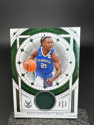 Jrue Holiday #TM-HOL 2023 Panini National Treasures Timeless Treasures Materials card