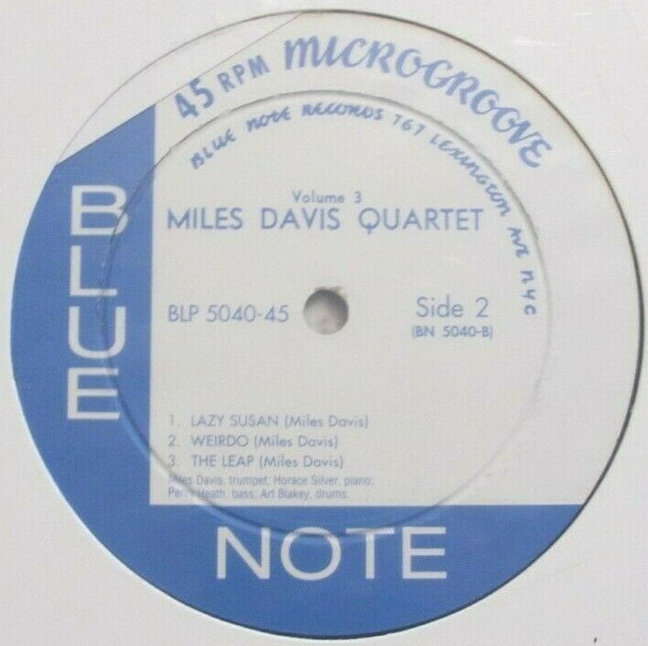 MILES DAVIS Young Man With A Horn LP BLUE NOTE BLP 5013 US '53 LEX