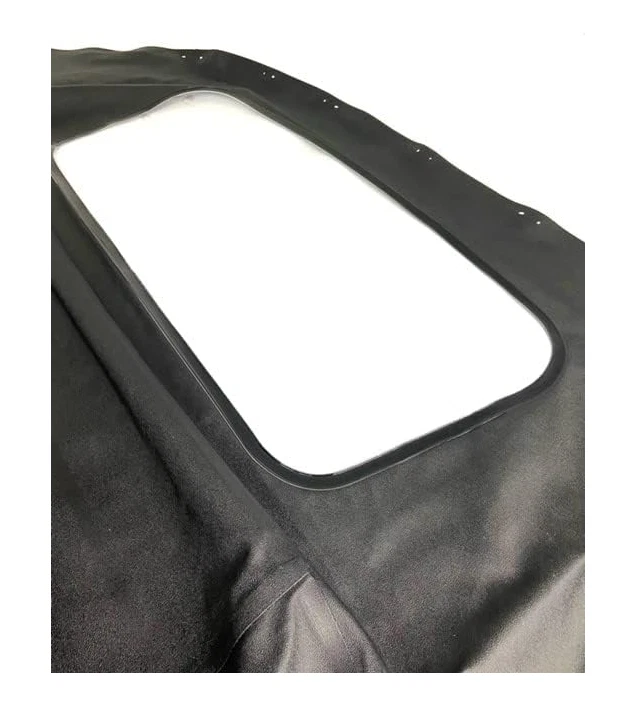 Mazda Miata Convertible Top & Plastic Window 1990-2005 Black Cabrio - Image 3 of 4