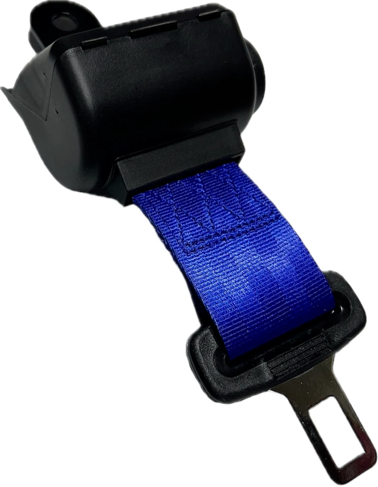 Cinturón de seguridad retráctil de 2 puntos azul regazo diagonal coche camión SUV Foto 2 de 3