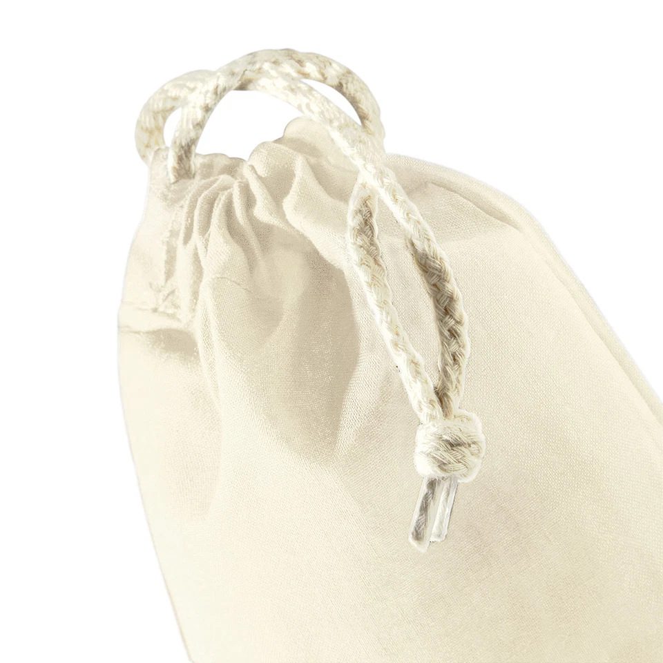 Cotton Drawstring Bag - Laundry storage toys, tidy, nappies craft school PE kit - Image 2 of 4