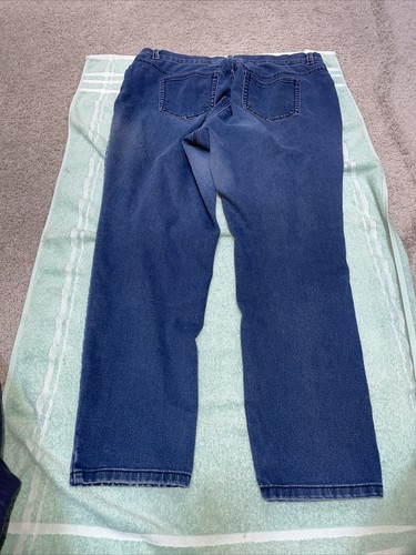 Womens Charter Club Skinny Leg Blue Jeans Size 16 W Free USPS Shipping - 第 3/8 張圖片