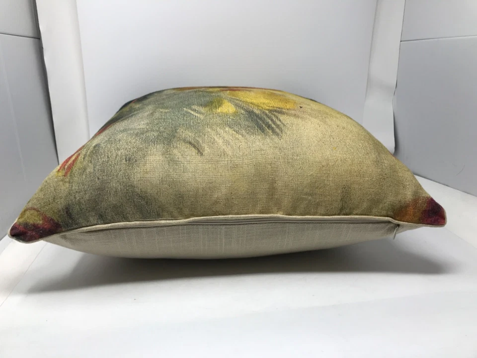 Designers Guild Sienna Linen Santa Claus Colorful Vintage Down Pillow 17"x17" - Imagem 4 de 4